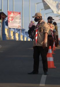 172 Anggota Pramuka Bantu Posko Mudik