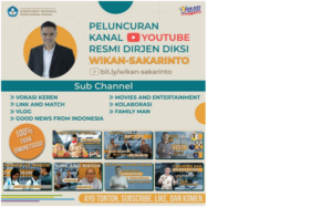 Dirjen Vokasi Luncurkan Akun Kanal Youtube Wikan-Sakarinto