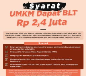 3.000 UMKM Kota Bekasi Terima Bantuan Covid-19