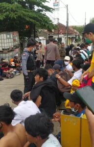 Hendak Demo UU Cipta Kerja, Pelajar SMK Cibitung-Karawang Diamankan Aparat