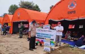 Amatil Indonesia Peduli Korban Banjir dan Tanah Longsor Cimanggung⁣