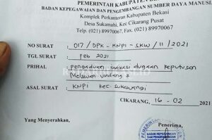 Camat Sukawangi Dilaporkan ke BKPSDM