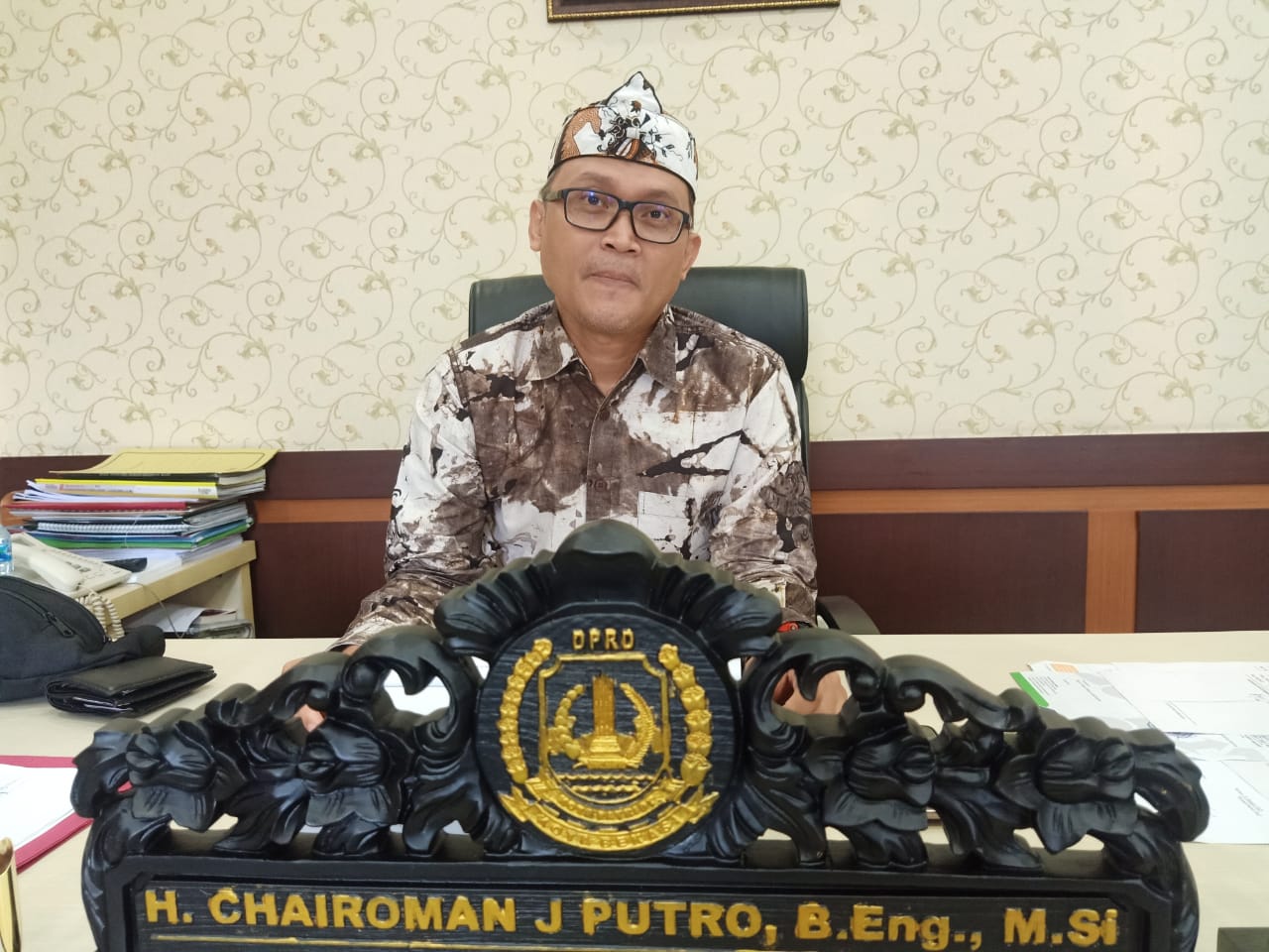 Ketua DPRD Kota Bekasi Choiroman J Putro
