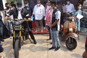 Stasiun Bekasi Pusat Charging Kendaraan Listrik