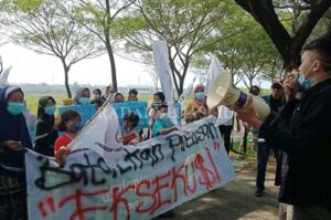 Forwapti Aksi Damai Kawal Sidang Sengketa Tanah