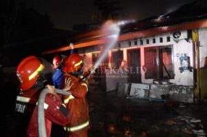Ledakan Tabung Gas Hanguskan Empat Kontrakan