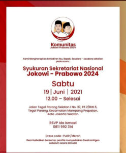 Sekretariat Jokpro Terbentuk, Jokowi Mau Jadi Presiden 3 Periode?