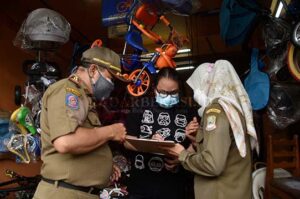 Puluhan Warga Terjaring Yustisi PPKM