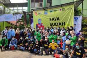 Kolaborasi Helat Vaksinasi Massal