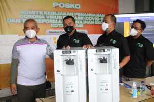 Pemkot Terima Bantuan Konsentrator Oksigen