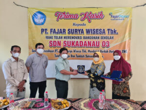 Fajar Paper Selesaikan Renovasi SDN Sukadanau 03