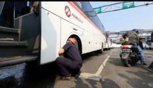 92 Persen Bus Mudik di Bekasi Layak Jalan