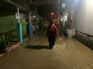 Jelang Sahur 4 Titik Wilayah Kota Bekasi Tergenang