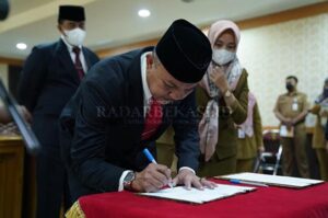 Pj Bupati Lantik Lima Pejabat Eselon II