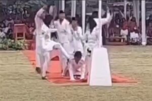 Anggota Paskibra yang Berjoget Disanksi