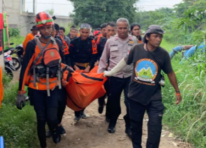 Tim SAR Gabungan Temukan Jasad Korban Tertabrak Kereta di Kali Cilemah Abang