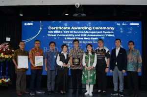 Dianugerahi Sertifikasi ISO 20000-1:2018 dan TVRA, BCA Semakin Dipercaya sebagai Bank Berkualitas