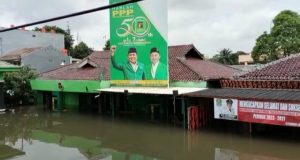 Nih, Biang Penyebab Kantor Parpol dan Aktivis Terendam Banjir di Bekasi