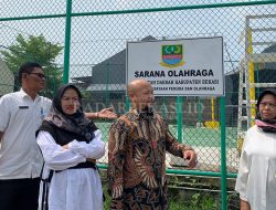 Komisi III DPRD Tinjau Sarana Olahraga