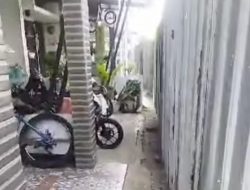 Depan Rumah Warga di Perwira Dipagari Seng Pemilik Lahan, Kendaraan Tak Bisa Keluar-Masuk   