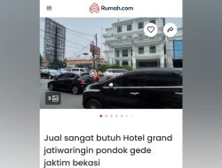 Hotel yang Tutup Akses ke Rumah Warga Muncul di Situs Jual Beli Properti   