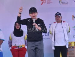 Senam Sehat Semarakkan Hari Jadi Kabupaten Bekasi