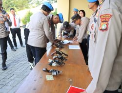 Buntut Oknum Polsek Bekasi Utara Terlibat Jual Beli Senpi Ilegal, Polres Metro Bekasi Periksa Semua Senpi Anggota