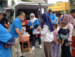 Hiswana Migas Berbagi Makanan Gratis