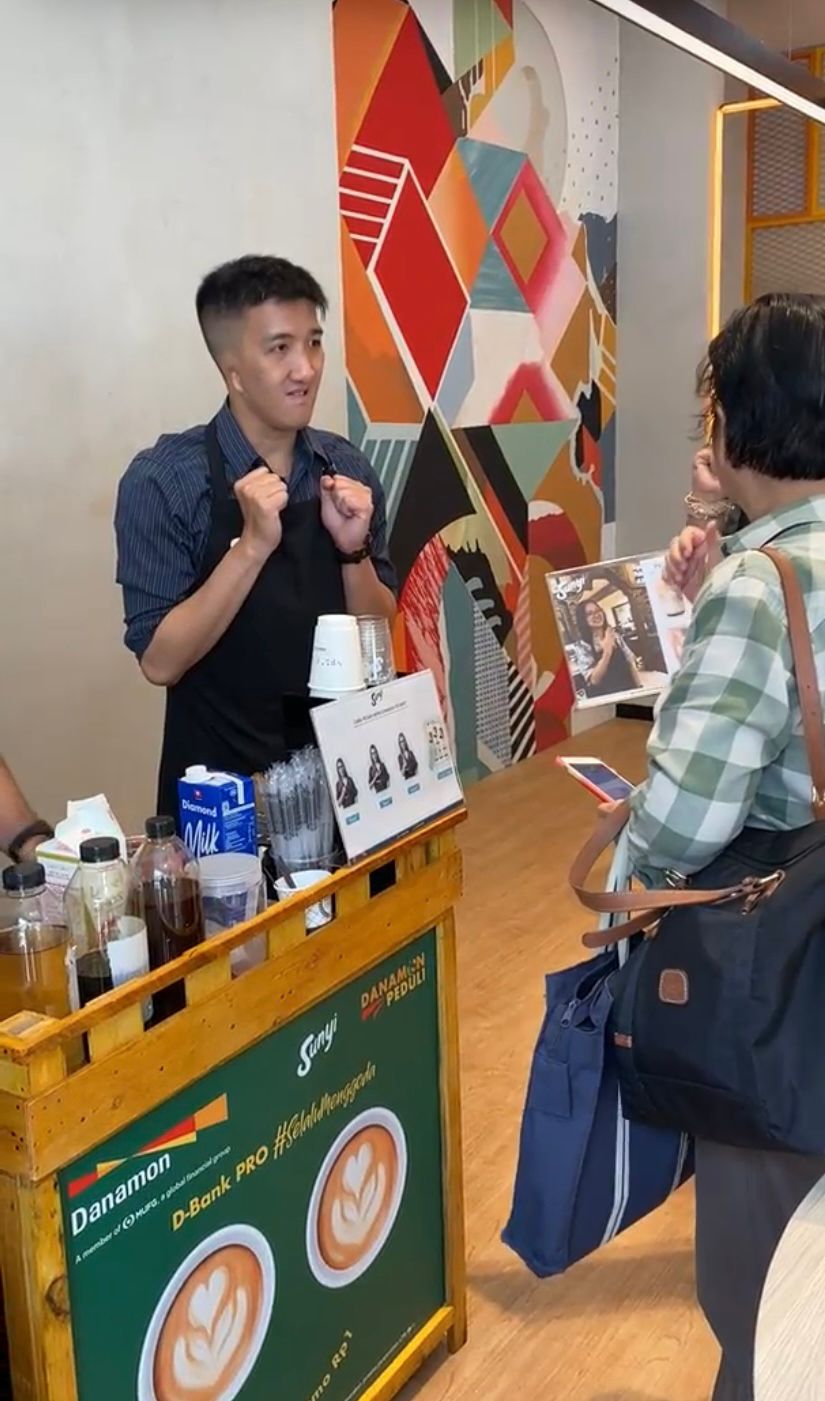 Berbagi Dalam Sunyi Bantu Kawan Difabel jadi Barista Kompeten