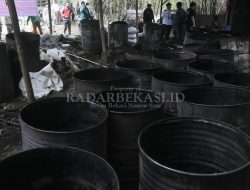 Pabrik Arang Ilegal Disegel