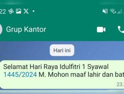 Ucapan Selamat Hari Raya Idulfitri 2024   