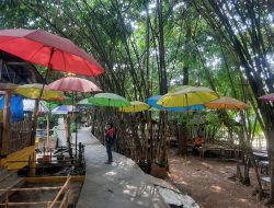 H+1 Lebaran, Wisata Alam Hutan Bambu Bekasi Sepi Pengunjung    