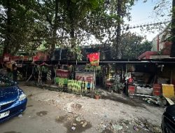 Warung di Kawasan GOR Kota Bekasi Terbakar Dinihari