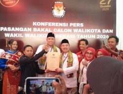 Resmi, Ridho Terdaftar Paslon Wali Kota Bekasi-Wakil Wali Kota Bekasi