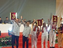 Heri-Sholihin Nomor 1, Uu-Nurul Nomor 2, Tri-Harris Nomor 3