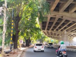 Portal Dishub di Kalimalang Penghalau Kendaraan Tonase Diseruduk Truk SPAM Buaran 3