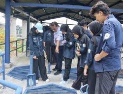 Mahasiswa Kunjungi IPA Cabang Rawalumbu, Pelajari Pengolahan Air di Perumda Tirta Bhagasasi