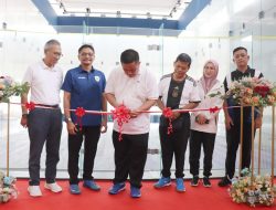 Pj Bupati Bekasi Resmikan Gedung Squash Bertaraf Internasional