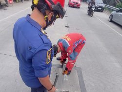 Petugas Disdamkarmat Kota Bekasi Masuk Gorong-gorong Demi Evakuasi iPhone 13