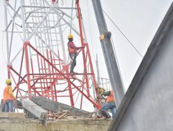 Penyebab Ambruknya Beton Penyangga Tower Provider di Tambun Utara Masih Misteri