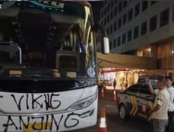 Bus Rombongan Persib Dicorat-coret, Polisi: Dua Orang Diamankan 