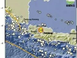Gempat Bermagnitudo 3,8 Guncang Kabupaten Bekasi