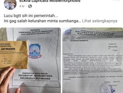Viral Kelurahan Jatiraden Kota Bekasi Ajukan Proposal Permohonan Bantuan Pengadaan AC ke Bos Kasur