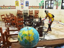 Disdik Kabupaten Bekasi Rancang Metode Pembelajaran di SDN Telajung 04 Pasca Puting Beliung