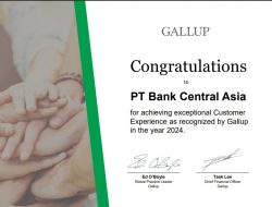 Konsisten Beri Layanan Prima, BCA Raih Penghargaan Gallup Customer Engagement Empat Tahun Beruntun!