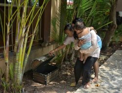 Libur Lebaran, Ribuan Warga Berburu Harta Karun di Taman Wisata Air