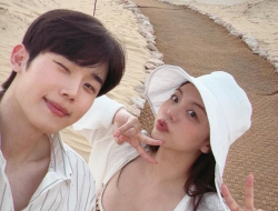 Romantisnya Ailee dan Choi Si Hun Habiskan Waktu Honeymoon di Dubai