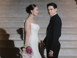 Begini Momen Tak Terduga Maxime Bouttier Saat Foto Buku Nikah dengan Luna Maya