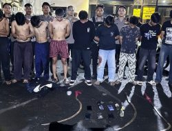 Tangkap “Amil Boys” di Pondokmelati, Polisi Amankan Celurit hingga Air Softgun