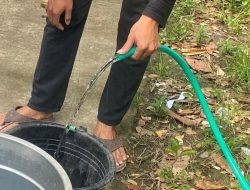 Air Bersih Mulai Mengalir Bertahap